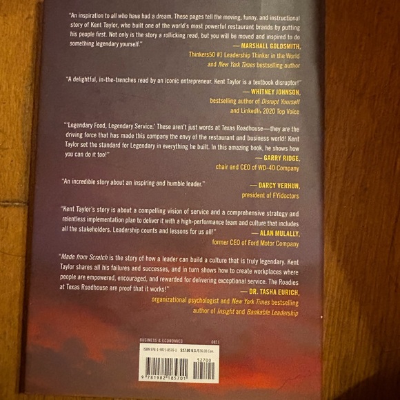 Made from Scratch Book by Kent Taylor - Picture 2 of 2